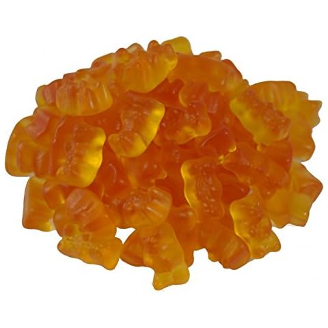 Orangefarbene Gummibären von Haribo - 1kg Cover