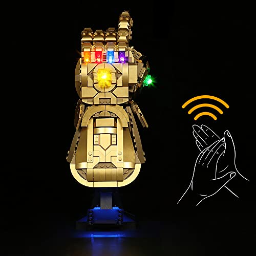 Kit de IluminacióN Led para Lego Guantelete del Infinito(No Incluye Modelos Lego),Decoración...