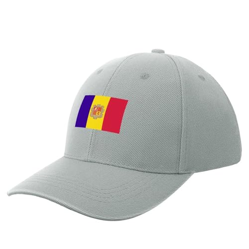 Kids Baseball Cap Andorra Flag Hat for Boys Girls Adjustable Snapback Trucker Hats Sports Outdoor Travel