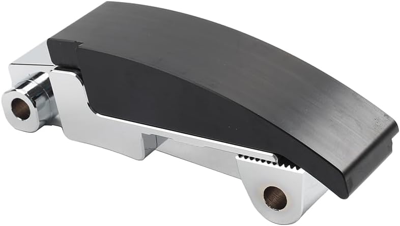 Cnaloo12 1 Pc XJ64-YQ-2H3C Aluminum Chain Adjusters Primary Chain Tensioner Black Chrome for Harley For Road King POLICE FLHP 1FHC 2017-2020