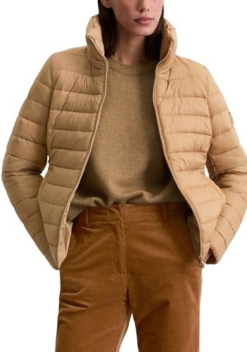 Marc OߴPolo Damen Steppjacke mit Stehkragen leicht, Beige (Pure Sand), 40 Marc OߴPolo Damen Steppjacke mit Stehkragen leicht, Beige (Pure Sand), 40