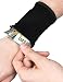 Idomeo Sports Thick Solid Stretchy Credit Cards Keys Wrist Wallets with Zipper Coin Purses & Pouches
