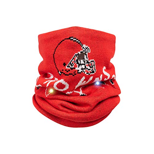 FOCO Cleveland Browns NFL Light Up Knit Gaiter Scarf