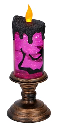 Grundig Halloween LED Kerzen – Batteriebetriebene Halloween...