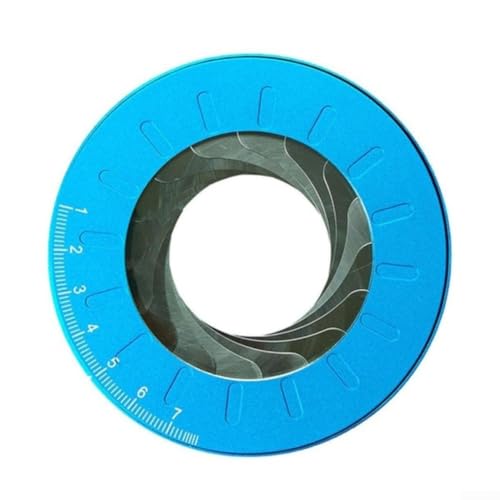 Compás de aluminio de 12.5cm y regla ajustable azul para evitar trazos imprecisos en geometría 2