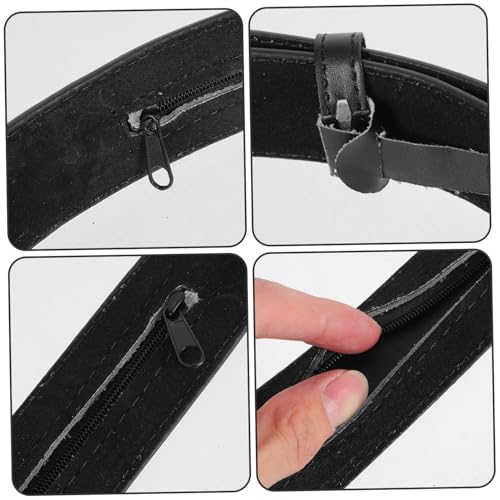Homoyoyo Anti-theft Money Belt for Men Pu Zipper Pocket Waist Wallet Travel Accessory Hidden Storage Dad Boyfriend Business Stylish3