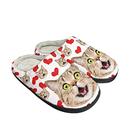 Xoenoiee Men Women Warm Fuzzy Slippers Bedroom Slippers House Shoes Anti Slip Winter Indoor Slippers2