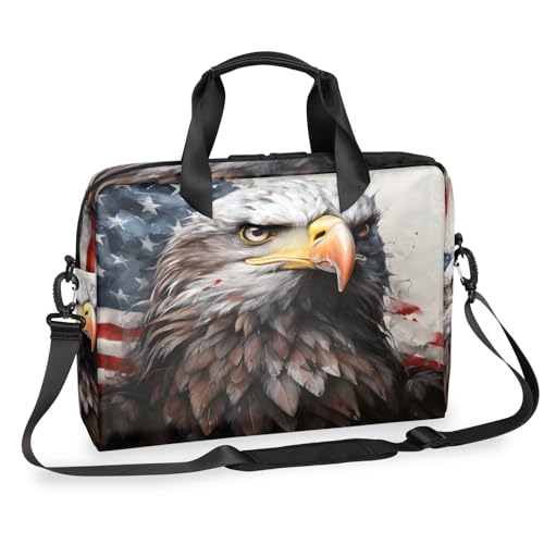 Adornori America Eagles ���b�v�g�b�v�o�b�O 15.6�C���` ���b�v�g�b�v�X���[�u�P�[�X �V�����_�[�X�g���b�v�t�� �A�����J���� �R���s���[�^�[�P�[�X�J�o�[ �X�����u���[�t�P�[�X �j�����p
