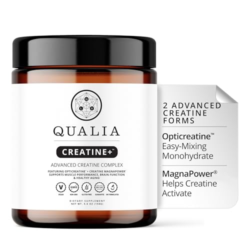 Qualia Creatine | Advanced Creatine Complex | 2 Sources + Magnesium | Optimized Absorption | Muscle...
