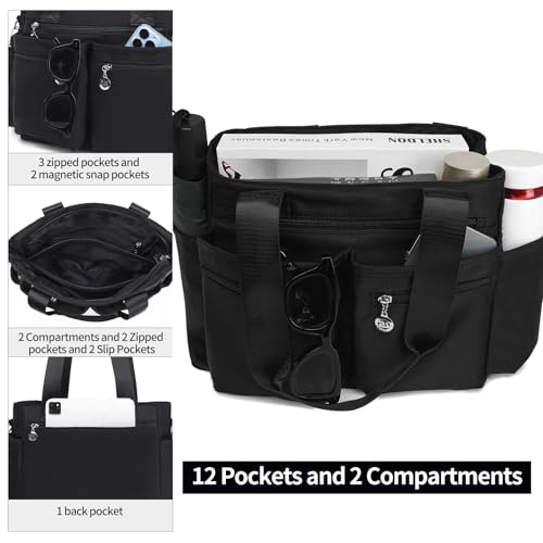 Large Tote Bag for Women, Waterproof Crossbody Purse With Multi Pockets, Shoulder Bag for Work4