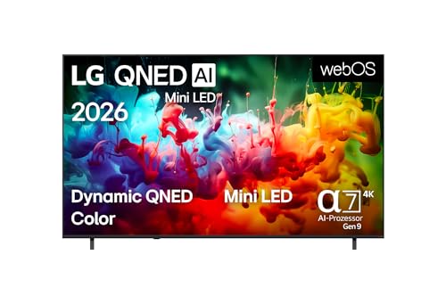 LG 85QNED7EB3A TV 85 Zoll (215 cm) 4K QNED Mini LED AI TV (α7 Gen9 4K AI Prozessor, webOS 26, 60Hz (VRR bis zu 60Hz)) [Modelljahr 2026]