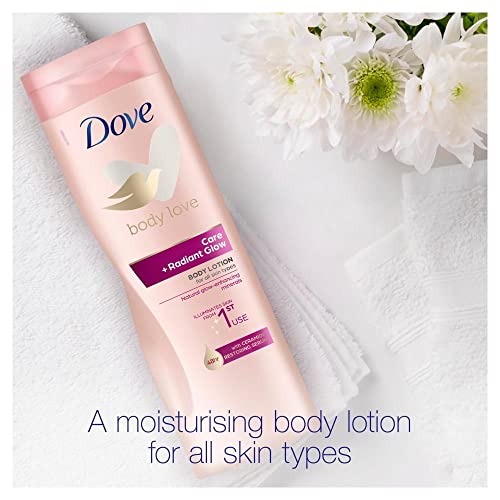 Dove Bodylotion Care + Radiant Glow Feuchtigkeitscreme 400 ml