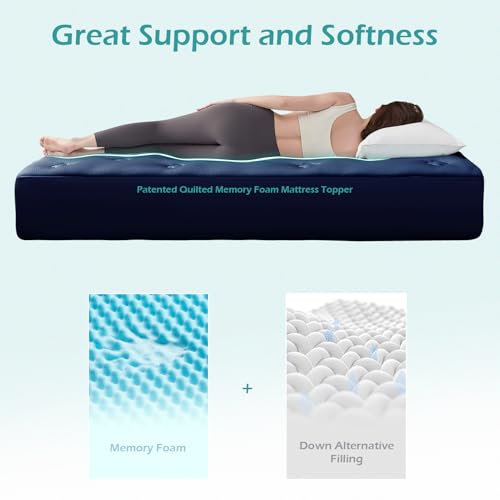 Image of Hansleep Full Size Mattress Topper Memory Foam, Full Foam Mattress Pad