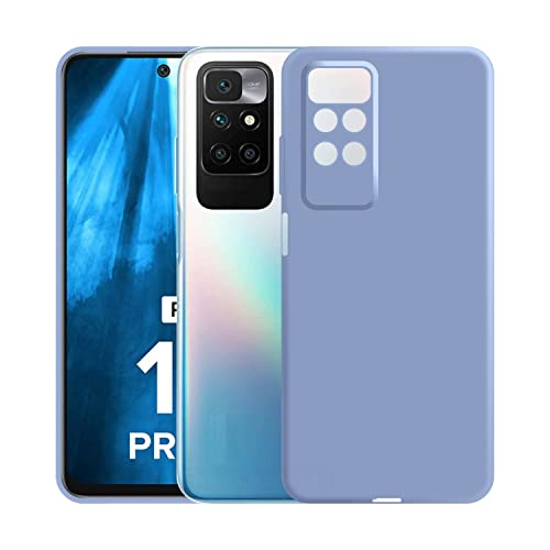 Image of Case Creation Liquid TPU Silicone Cover for Redmi 10 Prime Soft Case,Anti-Dirty Slim Case Matte Candy TPU Raised Bezel (Splash of Color) Back Case Cover for Xiaomi Redmi 10 Prime -Light Purple