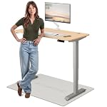 Desktronic – Desktronic Höhenverstellbarer Schreibtisch aus Bambus (140x7