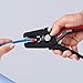 KNIPEX Precistrip16 Automatic Insulation Stripper, in Blister, 0.08-16 mm², with Fine Adjustment, Adjustable Length Stop, Wire Stripper, 12 52 195 SB