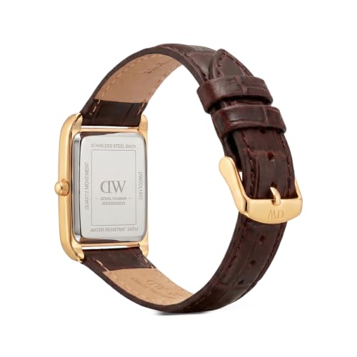 Image of Daniel Wellington Rectangle 28mm White Dial Analog Men Watch - DW0DG1402