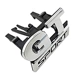 Dasing Aluminium Grill Auto Emblem Dekoration für Golf MK5 Wagen Chrom ABS Abzeichen