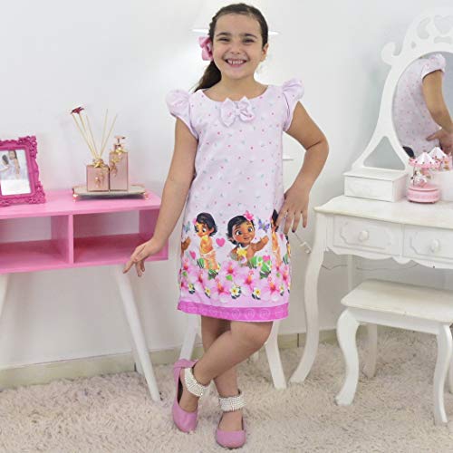 Vestido Moana Bebê Trapézio