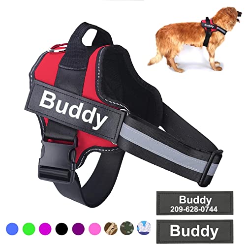 Cão Arnão Não-Pull-Tipo Reflexivo Respirável Ajustável Pet Arnês Colete para Pequeno Cão Grande Patc