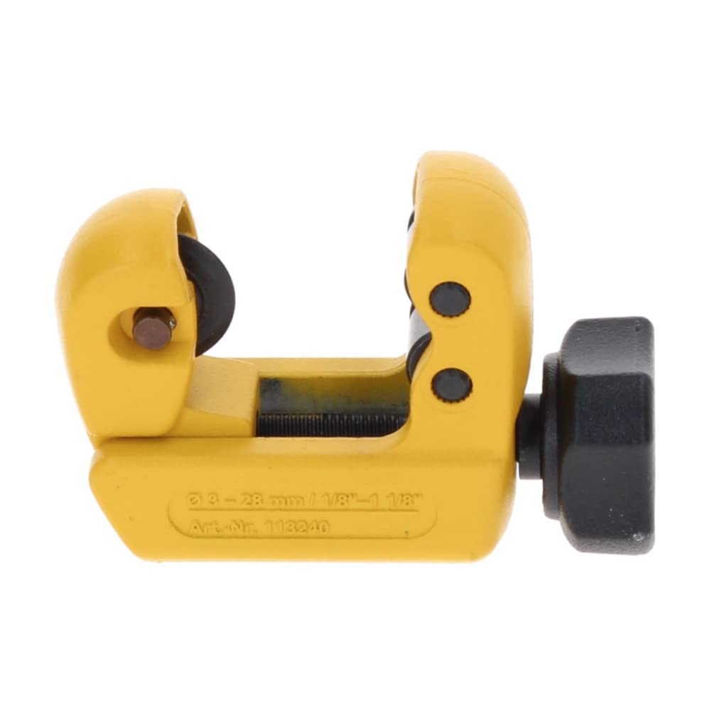 REMS Rohrabschneider RAS Cu-INOX 3-28 Mini (Installationswerkzeug zum Trennen von Rohre Durchmesser 3–28 mm, 1/8–1 1/8", Wanddicke s ≤ mm 4 | klein, handlich, stabile Konstruktion) 113240 R