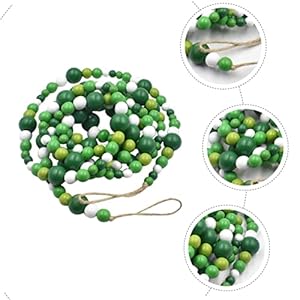 Holibannaholidaybeadedwoodenbeadsgreenbeadgarlandpatricksdayhangingwoodenbeadgarlanddecorationpatricksdaybeadsstnaturalhomedecorwallhangingdecorrural Urban Country Home Decor Holibanna holiday beaded wooden beads green bead garland patrick s day hanging wooden bead garland decoration patricks day beads st natural home decor wall hanging decor rural urban country home decor