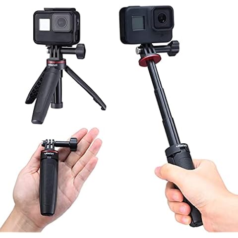 Selfie Stick für Gopro, ULANZI Mini Stativ Tragbar Reise Vlog Stativ Ständer Cover