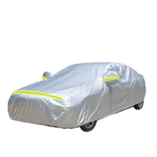 WXWIN Cubierta Completa para Automóvil, Cubierta para Automóvil para Exteriores con Cremallera Proteger La Pintura para Automóvil Todo Tipo De Clima A Prueba De Viento A Prueba De Nieve Protección UV Cover