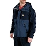 carhartt angler jacket Carhartt ist eine Marke für Arbeitskleidung mit einer weiteren Passform an Brust und Schultern. Wenn Sie eine körpernahe Passform bevorzugen, nehmen Sie die nächstkleinere Größe.