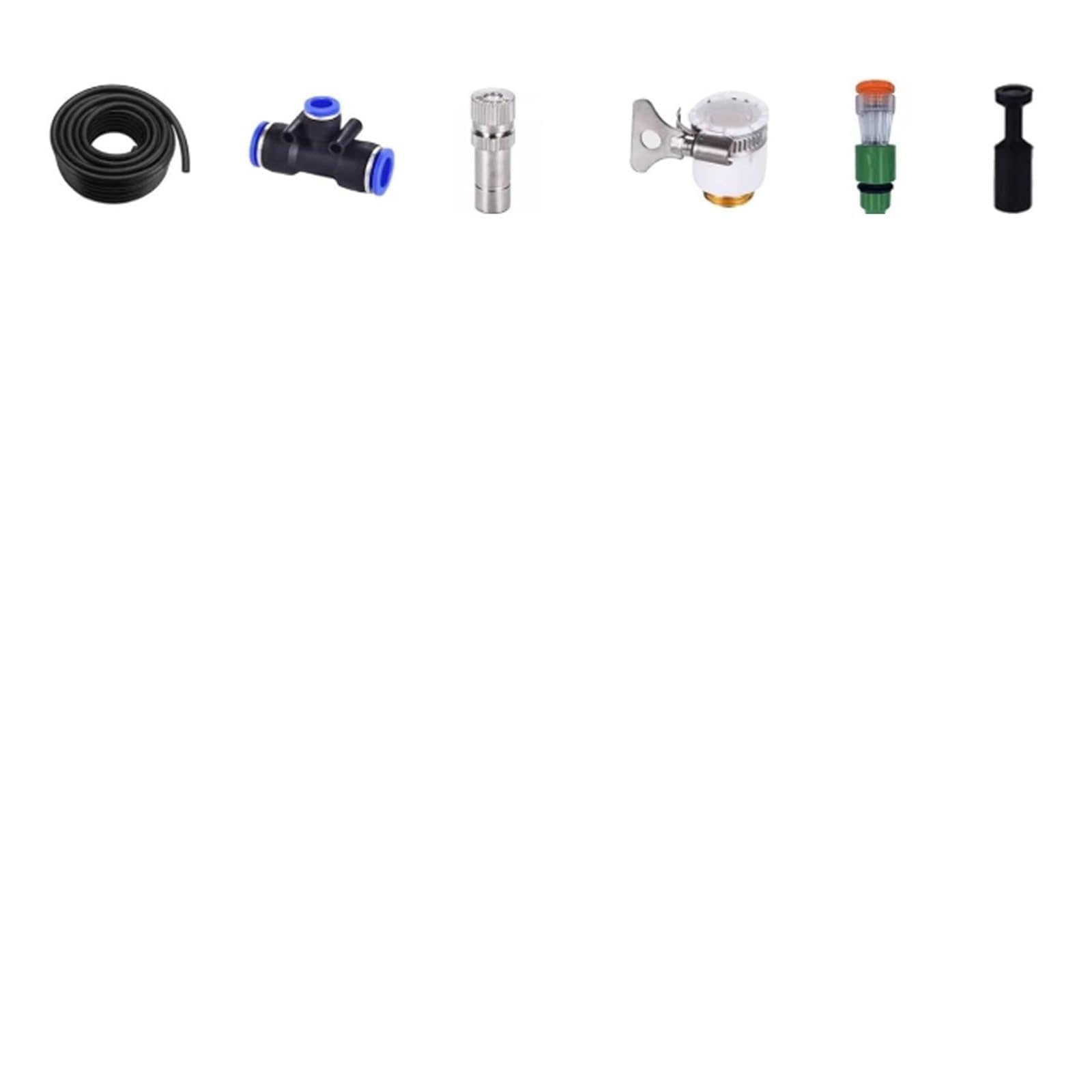 MZZKFC Patio Misting Plant Watering 33 66 197 263 328 394 459 525 591 656ft, Chicken Coop Misting Kit Adjustable Water Output, Drip Irrigation Kits for Garden(164'/1968.5"/50m)
