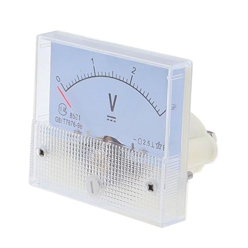 85C1 85C1-V DC Analog Panel Voltmeter Ammeter Amp Volt Meter Gauge 1-500V/ V(75V)
