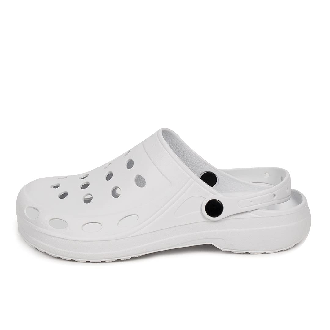 Genérico COZSERIES Zuecos Sanitarios Unisex Hombre Mujer Adultos Hostelería Goma EVA Zapatillas Playa Piscina Verano Sandalias Casa Talla 36-45 Producto Hecho EN Portugal