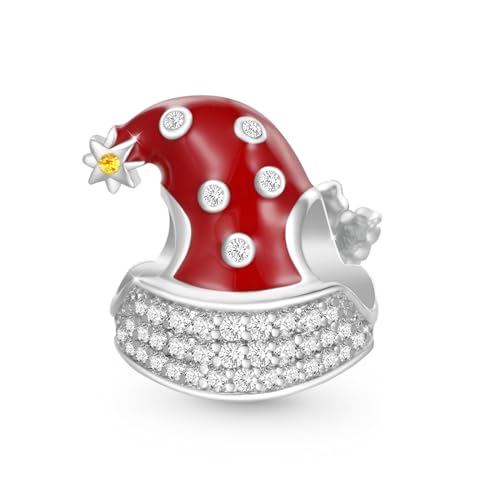 Image of GNOCE Christmas Charm Silver Plated & Sterling Silver Bracelet Gift