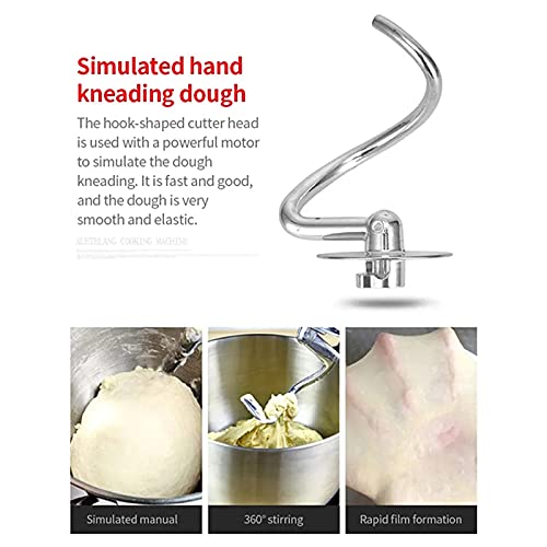 Feixunfan Küchenmaschine 1300W 6.5L Elektrische Mixer-Sahne Schlagmaschine Für Das Hausbacken für Brot Kuchen (Farbe… – Bild 3