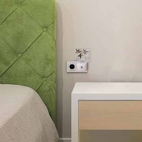 Image of 2 Pcs Mallard Duck Night Lights Sensor Night Light Plug in Dusk to Dawn LED Lamps Gift for Indoor Bedroom, Bathroom, Toilet, Stairs, Kitchen, Hallway