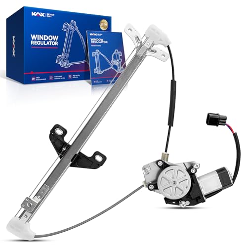 Image of KAX 748-044 Power Window Regulator with Motor Compatible with 2003-2007 Honda Accord Rear Left Driver Side Window Lifter