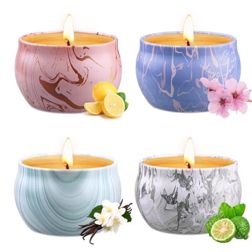 Velas perfumadas regalos, velas set de regalo para mujeres, cera de soja natural, juegos de velas de aromaterapia, juego de velas perfumadas para Navidad, regalo del día de la madre, regalo de