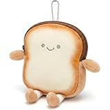 BCHMN Mini Billetero Tostada de Peluche, Monedero Infantil Llavero, Diseño Dulce de Dibujos Animados - Regalo Ideal de Cumpleaños para Chicas