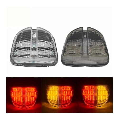 Feu arrière clignotants de frein moto LED intégré pour GSXR 600 750 K6 K7 2006 2007