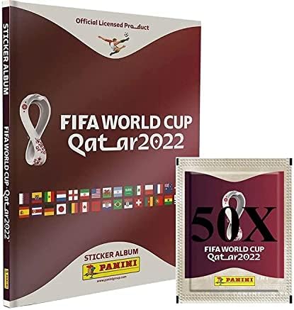 Panini FIFA World Cup Qatar 2022 Oficjalna seria naklejek (100 torebek z naklejkami)