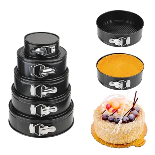 Poêle à gâteau ronde en acier au carbone robuste et durable