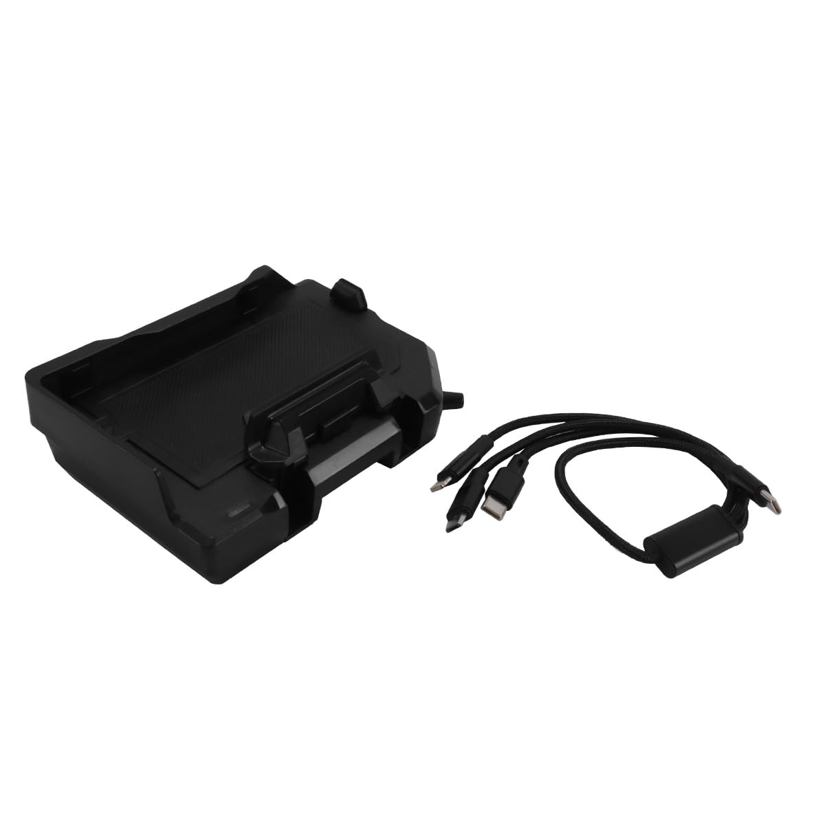 Huba Motocyklowy uchwyt do bezprzewodowej ładowarki do telefonu R1250 15 W szybkie ładowanie tłumiący wibracje uchwyt nawigacyjny z kablem USB 3 w 1