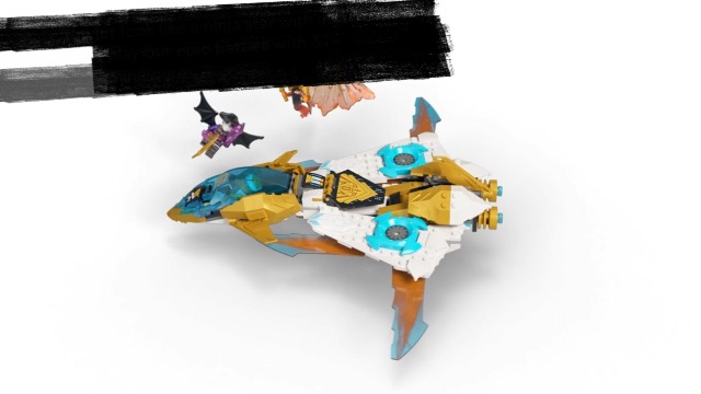 LEGO NINJAGO Zane's Golden Dragon Jet 71770 Building Kit (258