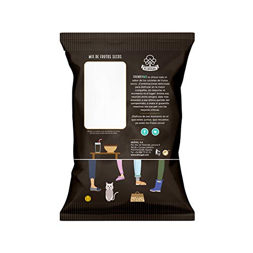 Miniatura 4 de El Nogal Frutos Secos Cóctel De Frutos Secos Sabor Tex-Mex Bolsa, 125 G. Sin Gluten. Apto Para Celíacos. Paquete De 4