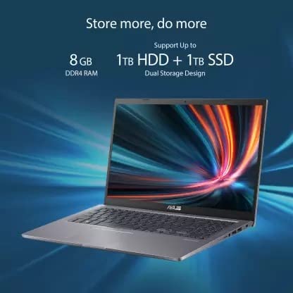 Image of ASUS Vivobook 15 Touch Core i5 11th Gen - (8 GB /512 GB SSD /Windows 11 Home) X515EA-EZ501WS Thin and Light Laptop (15.6 inch, Slate Grey, 1.80 kg, with MS Office