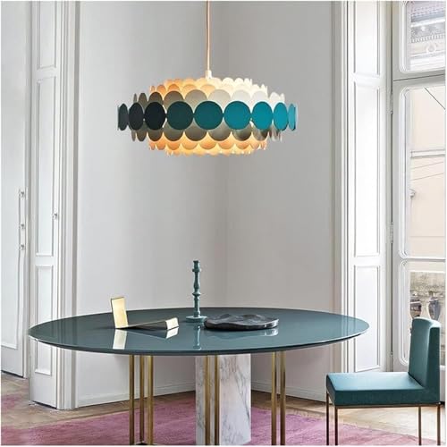 Lampe suspendue salle à manger contemporaine à 6 lumières pour repas chaleureux - 3