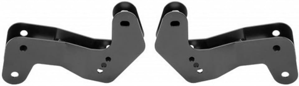 Rancho Suspensions Control Arm Geometry Correction Brackets For Jeep Wrangler 2018 | Black Powder Coated