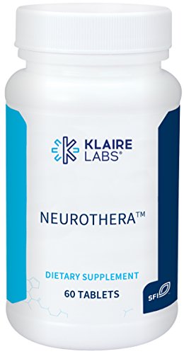 Klaire Labs Neurothera - 12 Neuro-Active Nutrient Formula with Phosphatidylserine, Choline & Ginkgo, Cognitive Support Blend with No Dairy or Artificial Preservatives (60 Tablets)