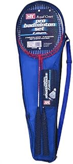 KandyToys M.Y Family 2 Player Pro Badminton Garden Games Set including Rackets & Shuttlecock