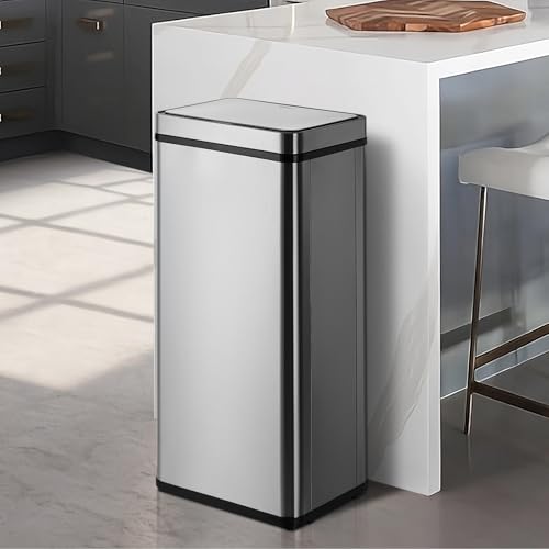 touchless trash cans